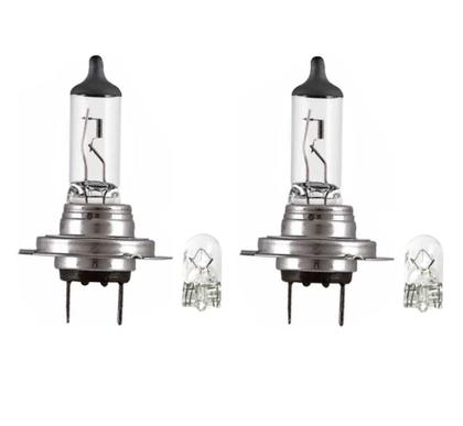 Imagem de Kit Lampada Automotiva Halogena H7 55W 8500K T10 12V/5W