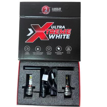 Imagem de Kit Lâmpada LED Ultra Extreme White Uppertech Canbus 6000K 13000 Lumens 60W - 12/24v