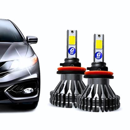 Imagem de Kit Lampadas Automotiva Carro Super Led V2F H1 H3 H4 H7 H8 H11 H13 H27 HB3 HB4 6000k Branca