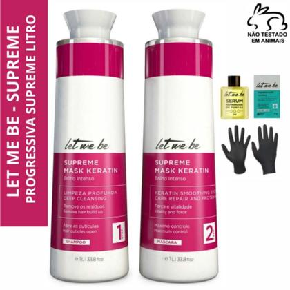 Imagem de Kit Let Me Be Supreme Keratin 2 x 1 Litro