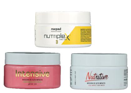 Imagem de Kit Macpaul Cronograma Capilar - 3 itens Hidratação , Nutrição e Reconstrução Capilar