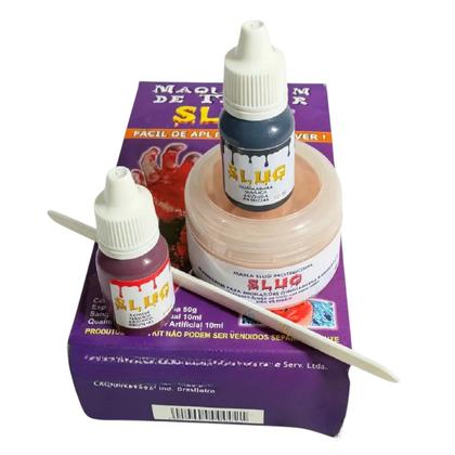 Imagem de Kit Mágico Maquiagem Halloween Feridas Machucado slug terror