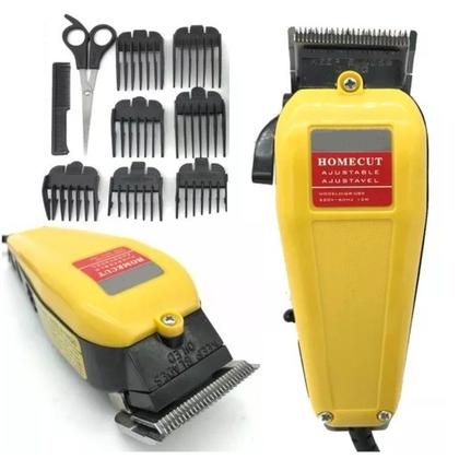 Imagem de Kit Máquina De Cortar Cabelo Profissional Aparador De Barba