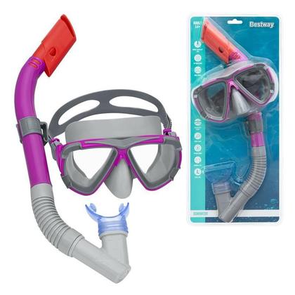 Imagem de Kit Mergulho Snorkel E Mascara Piscina Praia Adulto Bestway