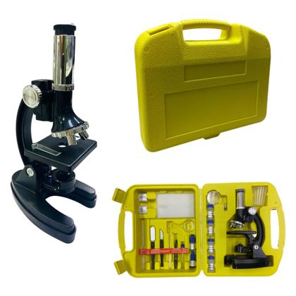 Imagem de Kit Microscópio Monocular Infantil com Maleta