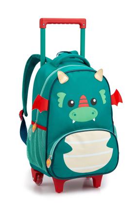 Imagem de Kit Mochila Carrinho + Lancheira Infantil Zoop Animais Seanite - Ref MR41320