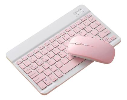 Imagem de Kit Mouse Teclado Magnético Bluetooth Para Tab S6 Lite P610