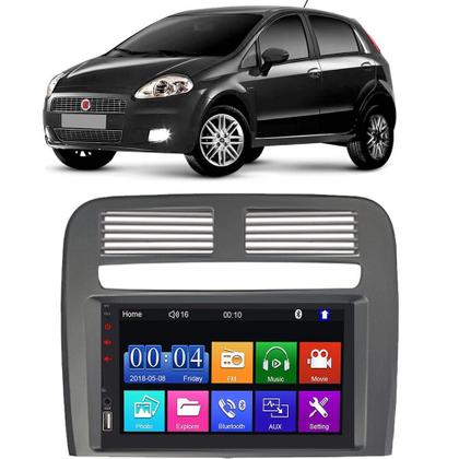 Imagem de Kit Multimidia MP5 Punto 08 09 10 11 12 7 Pol TouchScreen BT Espelhamento