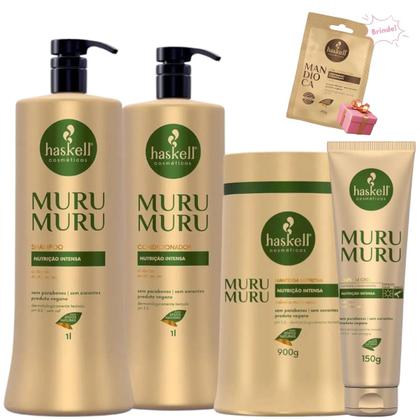Imagem de Kit Murumuru 1L 4 itens + Mimo exclusivo Haskell
