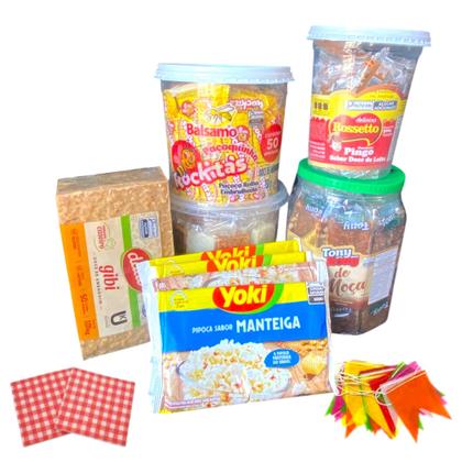 Imagem de Kit nº3 Doces p/ Festa Junina São João Arraiá +Bandeirinha