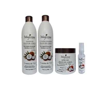 Imagem de Kit Óleo De Coco + Óleo De Coco Cabelos Cacheados e em Transição Maycrene