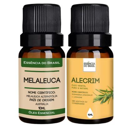 Imagem de Kit Óleo Essencial Melaleuca + Óleo Vegetal de Alecrim 10ml