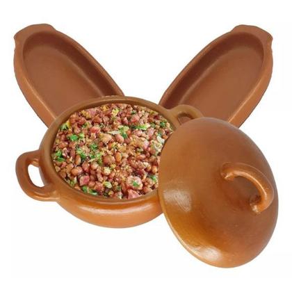 Imagem de Kit Panela De Barro Com Travessa Feijoada Tropeiro Moquecas