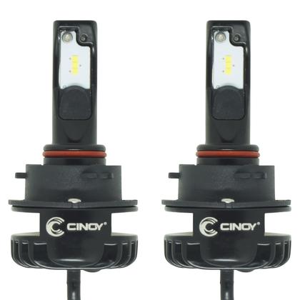 Imagem de Kit Par Lâmpada Super Ultra Led Plus Automotiva Hb4 9006 Hb3 9005 12000 Lumens 6500K Cinoy