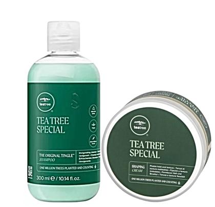 Imagem de Kit Paul Mitchell Tea Tree Shampoo Pq+ Pomada Shaping 85g