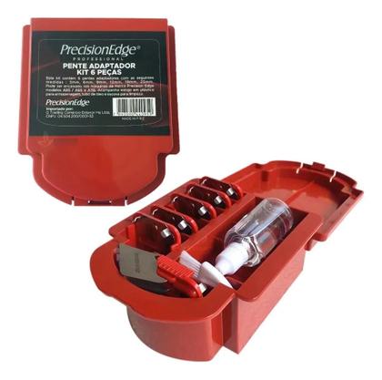 Imagem de Kit Pentes Adaptadores 6 Peças Aço Máquina A8S Precision Edg