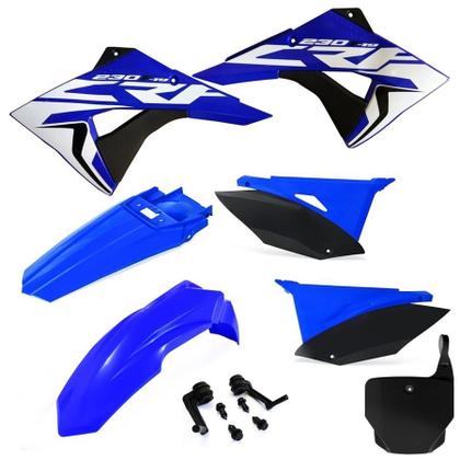 Imagem de Kit Plástico Biker Next Crf 230 Com Number Plate X cell e Adesivos