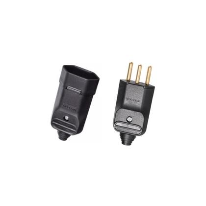 Imagem de Kit Plug 2P+T 20A Macho + Plug 20A PB Femea Preto Margirius