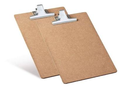 Imagem de Kit Prancheta Mdf Ofício Clips Metal 2 Unidades - 10260013