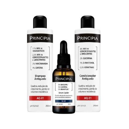 Imagem de Kit Principia Antiqueda Trio - Shampoo + Condicionador + Sérum