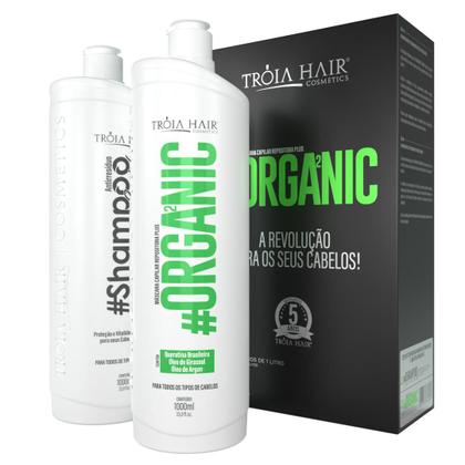 Imagem de Kit Progressiva Organica Troia hair 1L