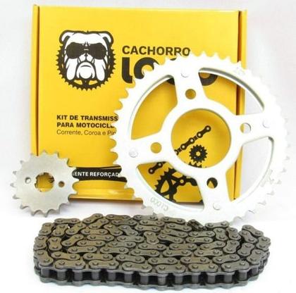 Imagem de Kit Relação Shineray Phoenix 50 Todos Anos Aço1045 