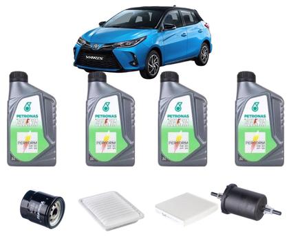 Imagem de Kit revisão troca de oleo toyota yaris 1.5  selenia