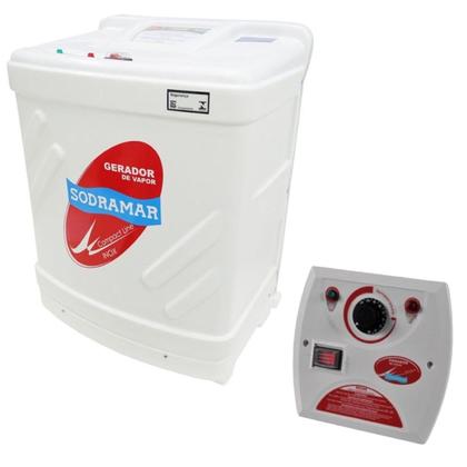 Imagem de Kit Sauna Compact Line 6kw 220v Trif + Quadro Analógico Sodramar - 6m³