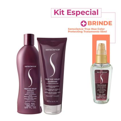 Imagem de Kit Senscience True Hue Violet Duo Oil (3 produtos)