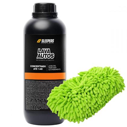 Imagem de Kit Shampoo Automotivo e Esponja