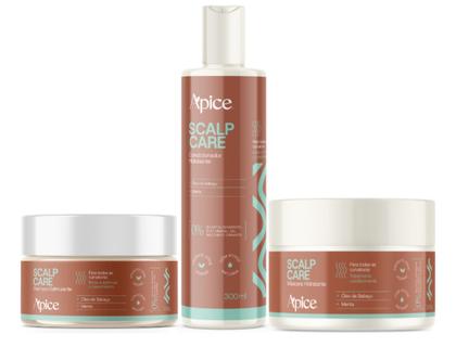 Imagem de Kit Shampoo, Mascara E Esfoliante Scalp Care Apice