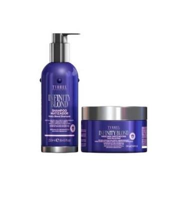 Imagem de Kit shampoo matizador e mascara infinity blond tyrrel 250ml