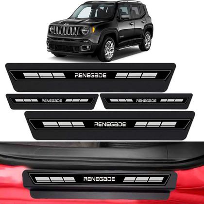 Imagem de Kit Soleira Porta Top Premium Jeep Renegade Todos anos