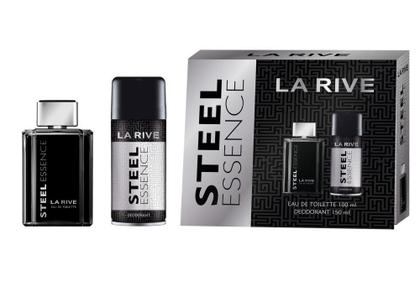 Imagem de Kit Steel Essence La Rive - Eau de Toilette Masculino 100 ml   Desodorante 150 ml