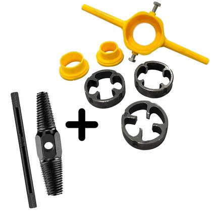 Imagem de Kit Tarracha Para Cano Pvc 1/2 A 1" e Extrator Cano Quebrado