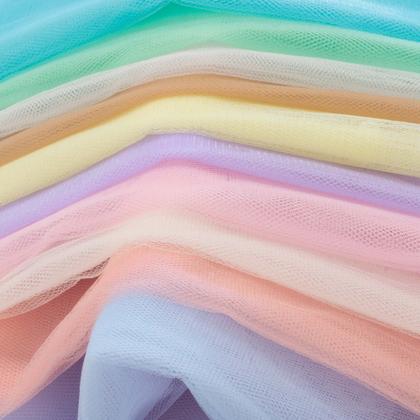 Imagem de Kit Tecido Tule Tons Pastéis - Pacote 10 Metros - 10 Cores
