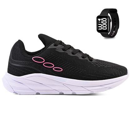 Imagem de Kit Tenis Esportivo Unissex Academia + Relogio Digital