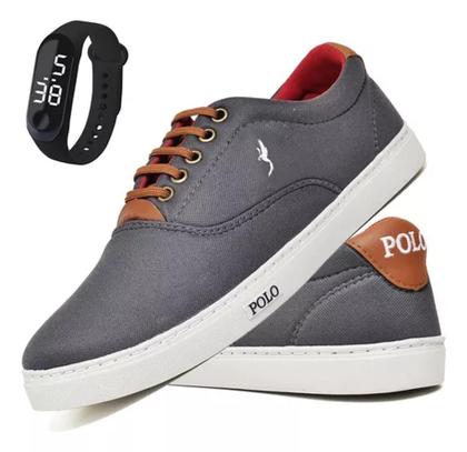 Imagem de Kit Tenis Masculino Sapatenis Casual + Relógio Digital
