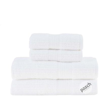 Imagem de Kit Toalhas Banho Buddemeyer 4 Peças Fio Penteado canelado