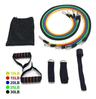 Imagem de Kit Tubing Elásticos Extensores 11 Peças Funcional