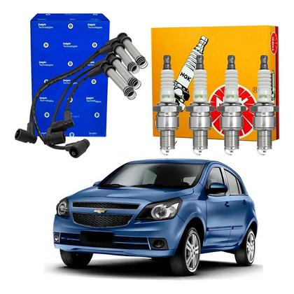 Imagem de Kit Vela Cabo Ngk Agile 1.4 2009 A 2013