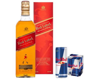 Imagem de Kit Whisky Johnnie Walker Escocês Red Label 