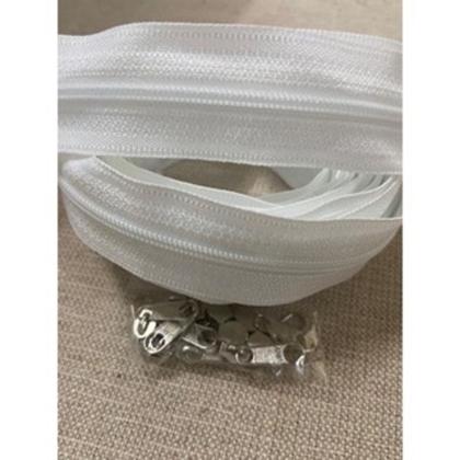 Imagem de Kit Zíper Nº 03 Com 20 Metros + 50 Cursores - Várias Cores