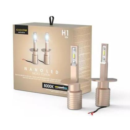 Imagem de Lâmpada Automotiva NanoLed Micro Edition H1 12V 8000K - Code