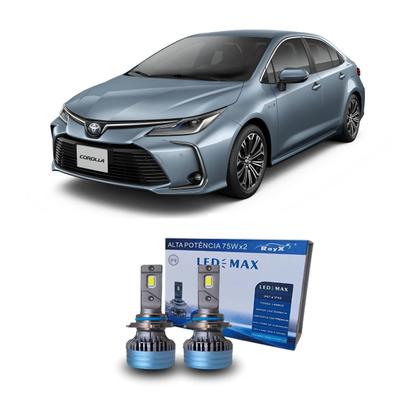 Imagem de Lampada farol baixo corolla 2020 2021 2022 2023 2024 2025 15000 lumens