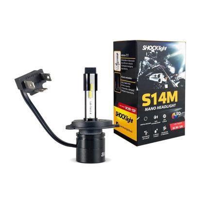 Imagem de Lâmpada Nano Led H4 P/ Moto SOFT 50CC 2011/2011  S14M