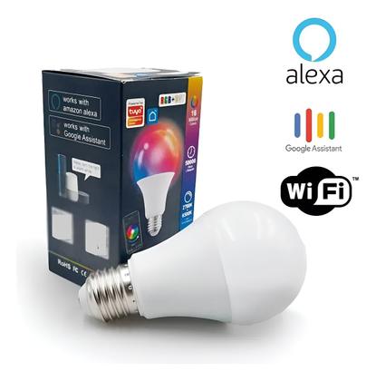 Imagem de Lâmpada Smart LED Wi-Fi RGB 15W E27 Automação por Voz