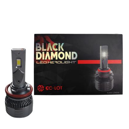 Imagem de Lâmpadas Led Cc-Lot Black Diamond HB3 Jr8 6000K 9000Lm Vida Útil 30.000H Canbus 12 A 20 V Design Térmico Airflux