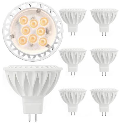 Imagem de Lâmpadas LED GOHDLAMP MR16 5W (50W de halogênio) 2700K, branco quente, pacote com 6