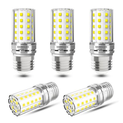 Imagem de Lâmpadas LED HAONIULED de 10 W (equivalente a 100 W) E26 5000K, pacote com 5